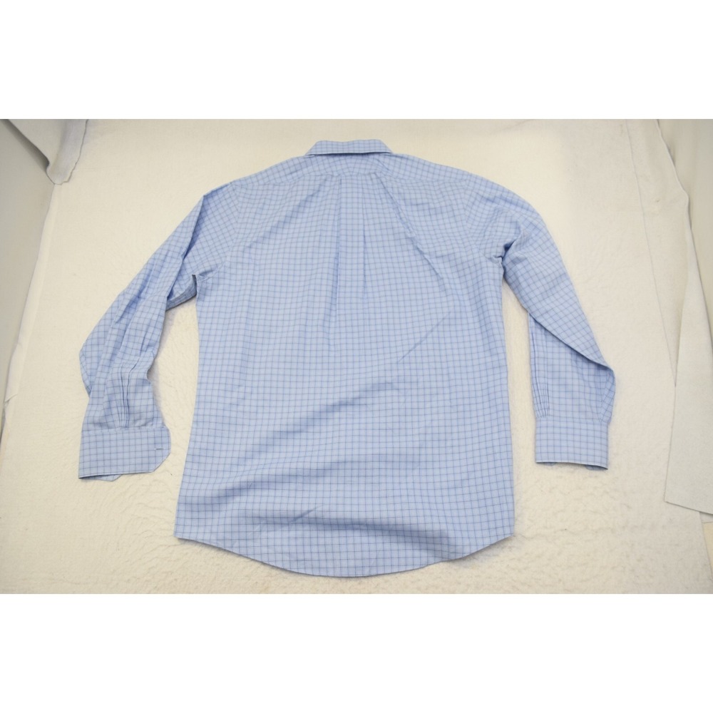 Brooks Brothers Regent Dress Shirt Plaid Non-Iron Long Sleeve Men 16 34/35 Large - Picture 10 of 11